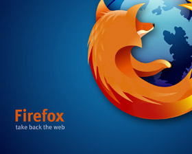 Firefox wallpaper 'Take back the web'