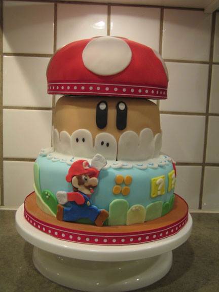 {Photo de gateau avec Mario}